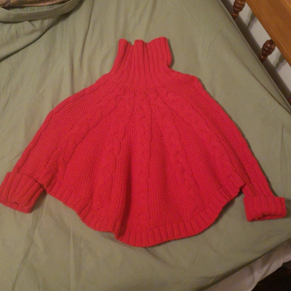 Pullover Puncho toddler girl si 4t